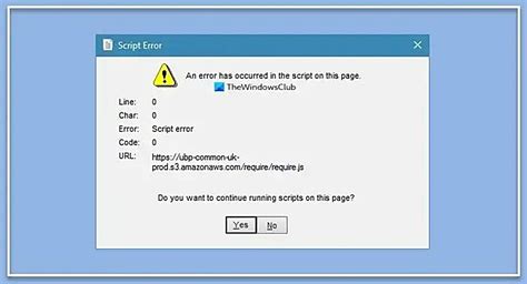How to Fix a Script Error .
